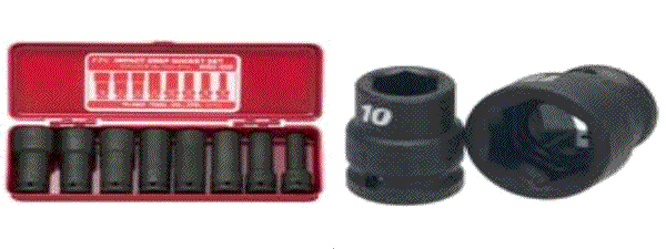 インパクトソケット 9.5mm 3/8
